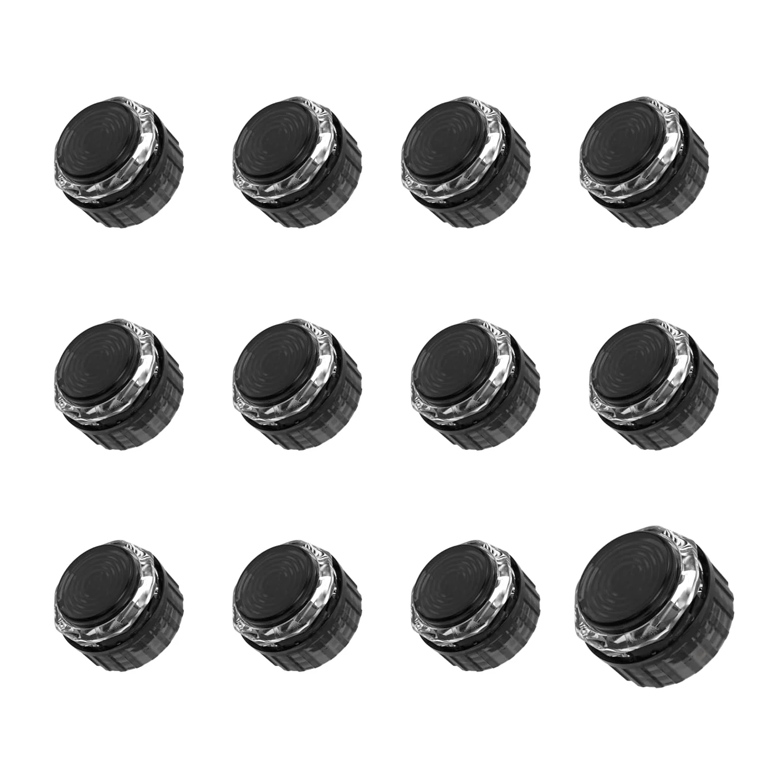 Botones mecánicos arcade Gamerfinger 24mm y 30mm con switches MX Speed Silver negro