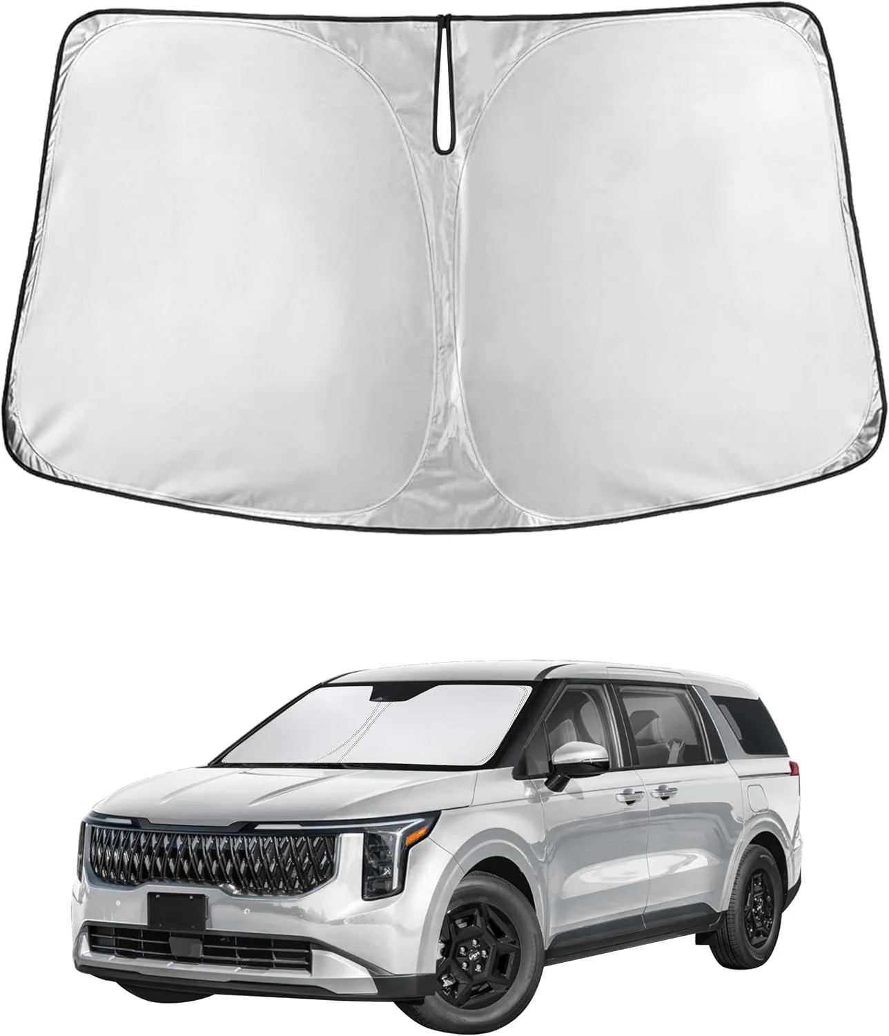 Parasol para parabrisas EcoNour compatible con Kia Carnival 2022-2026