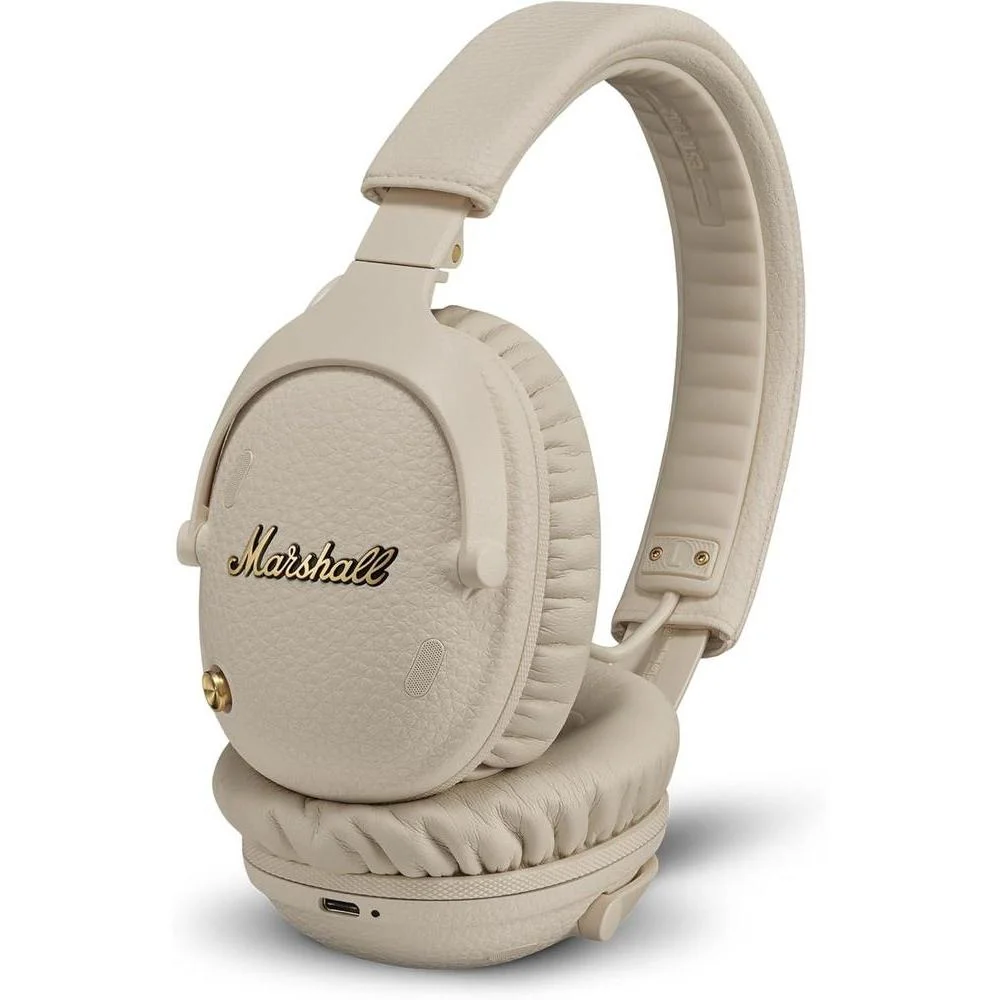 Audífonos Marshall Monitor III ANC Wireless Over-Ear Crema