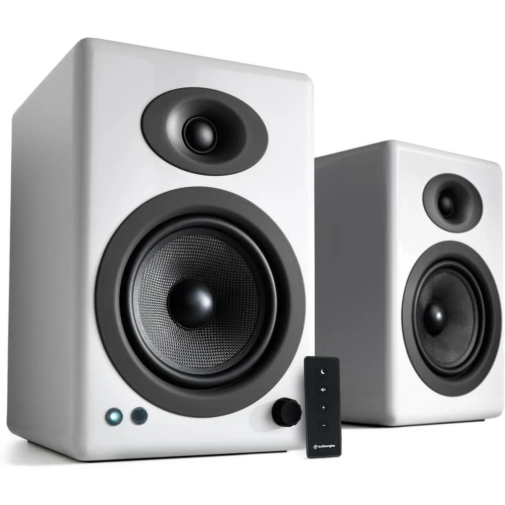 Bocinas de Estantería Amplificadas Audioengine A5+ para Música, Juegos, Turntables y Teatro en Casa