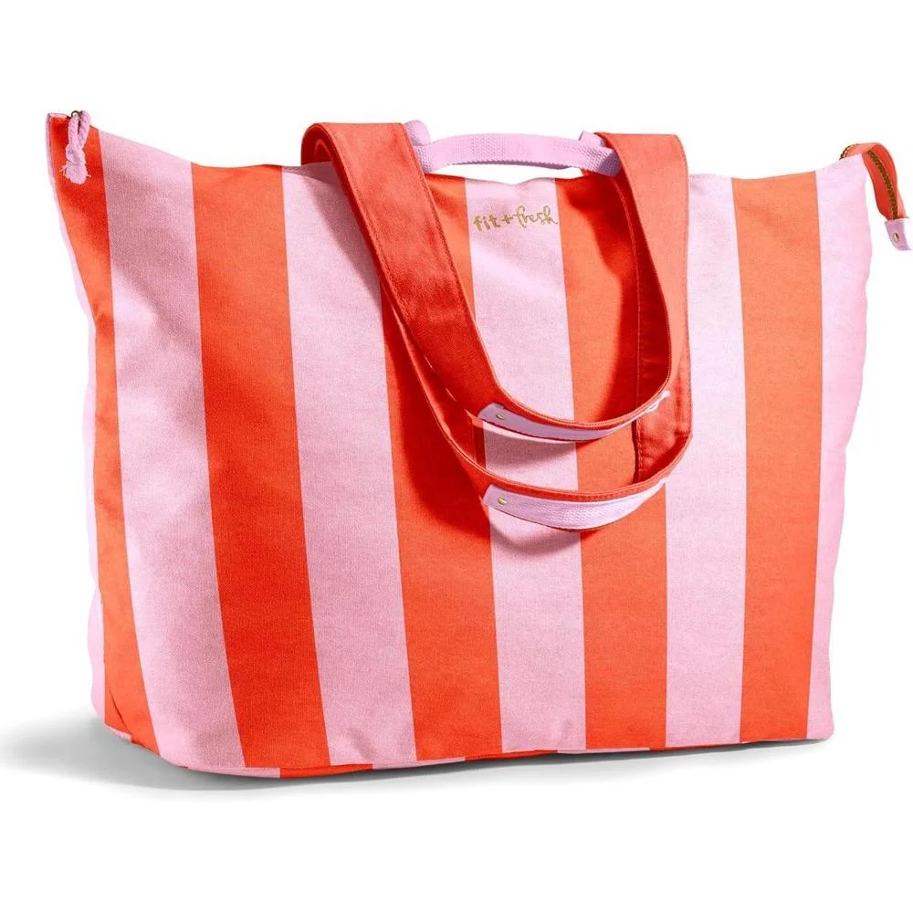 Fit & Fresh All The Things XL Beach Bag for Women, Oversized Travel Tote