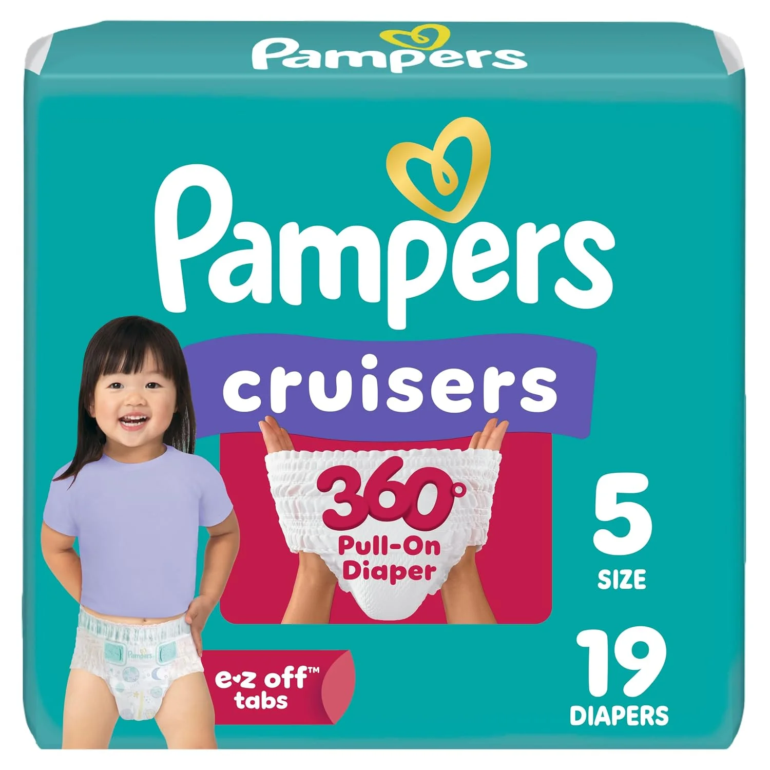Pampers Cruisers 360 Pañales Tipo Calzoncito para Bebé Tallas 3 a 8