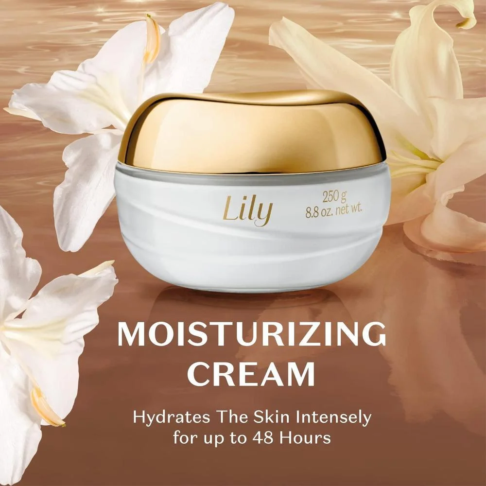O Boticário Lily Satin Crema Hidratante Corporal Perfumada para Piel Seca con Manteca de Karité y Vitamina E