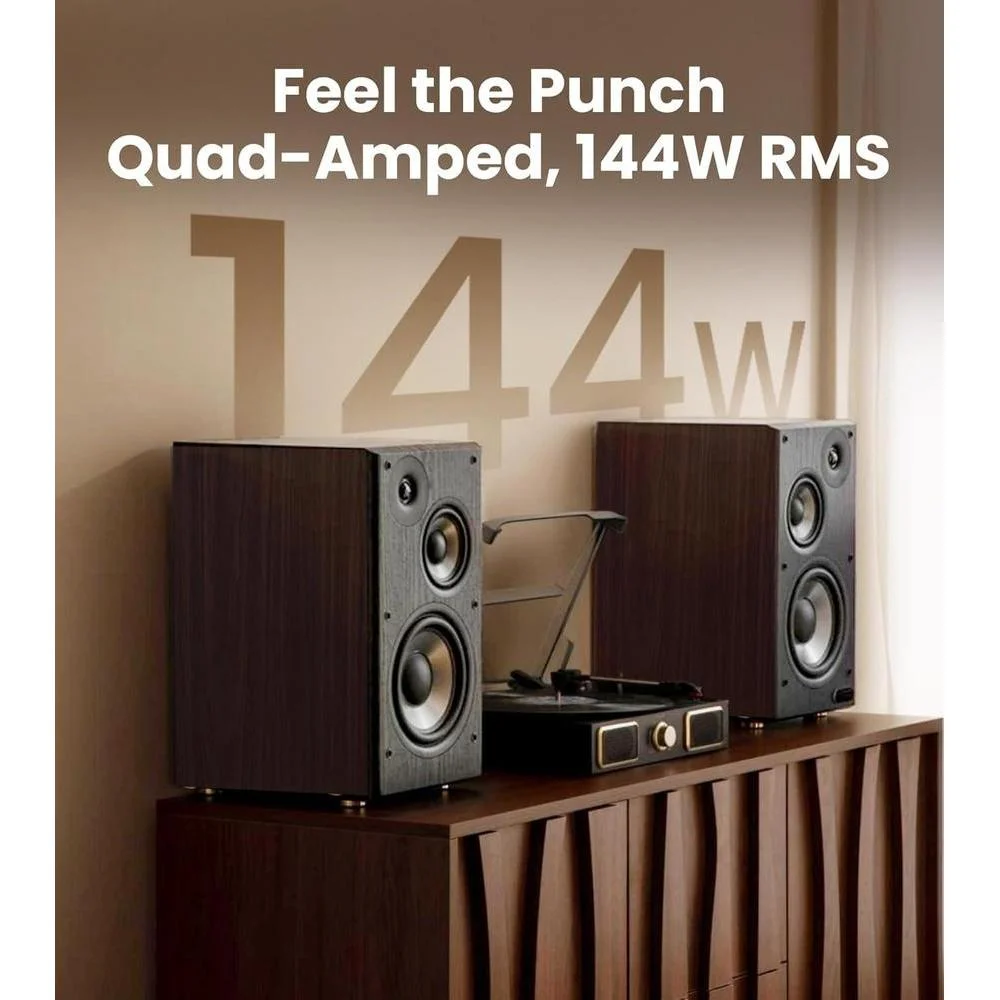 Altavoces Edifier R2750DB MKII de 3 vías con Bluetooth 6.0, HDMI y alta resolución para audio en el hogar