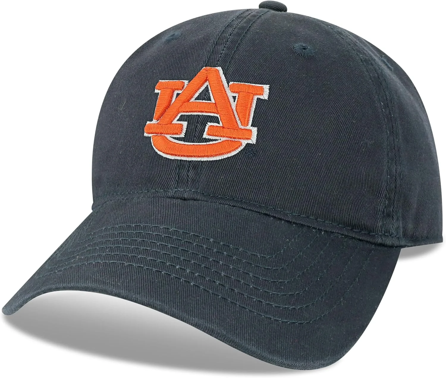 Legacy NCAA Officially Licensed Baseball Hat, Auburn Tigers, Lightweight Cap for Men & Women, Relaxed Twill Adjustable (EZA), Navy, One Size Fits Most, Adjustable Fabric Closure