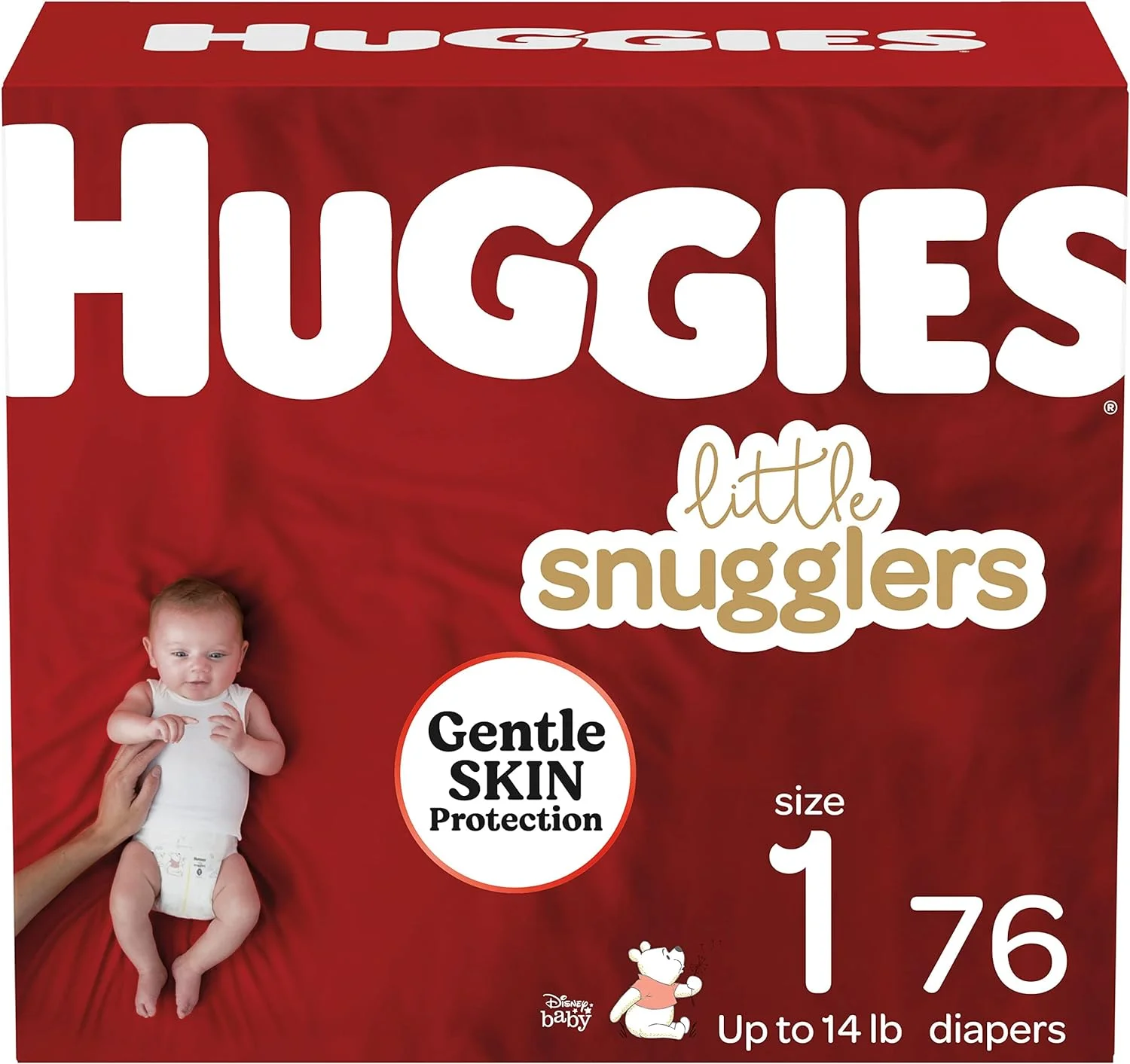 Pañales Huggies Little Snugglers Talla 1, 76 unidades