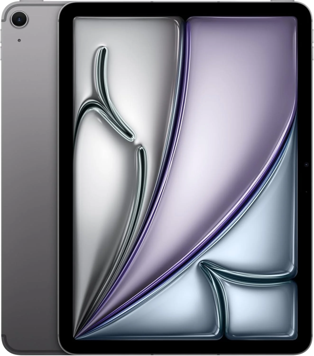 Apple iPad Air 11-inch (M4): Liquid Retina Display, 256GB, 12MP Front/Back Camera, Wi-Fi 7 with Apple N1 + 5G Cellular, Touch ID, All-Day Battery Life — Space Gray