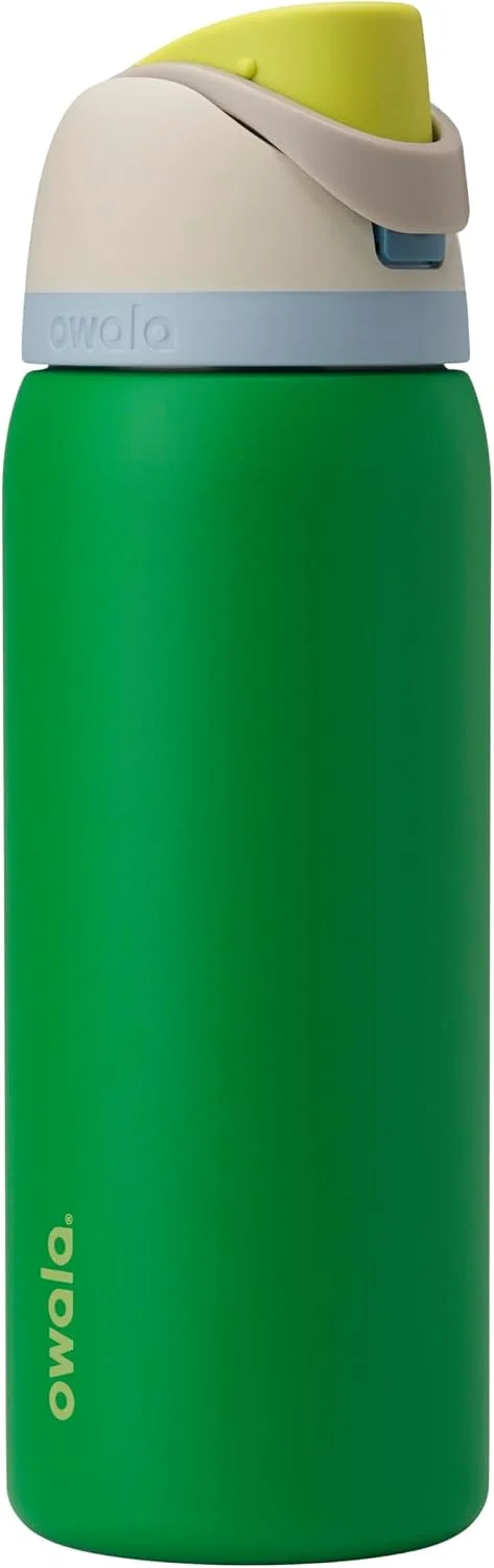 Botella de agua Owala FreeSip acero inoxidable 32 oz verde
