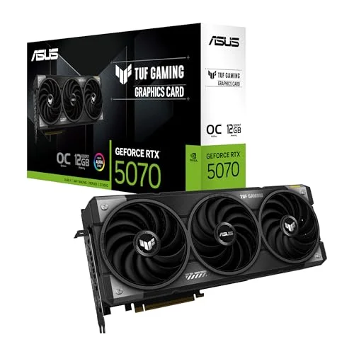 Tarjeta de video ASUS TUF Gaming GeForce RTX 5070 12GB GDDR7 OC Edition
