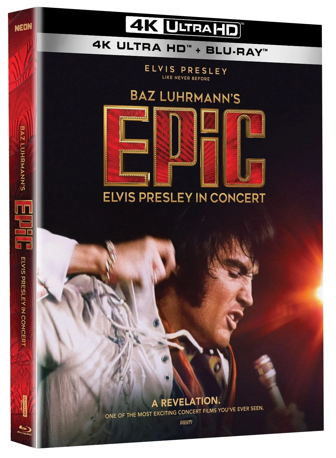 DVD/Blu-Ray EPiC: Elvis Presley in Concert 4K UHD