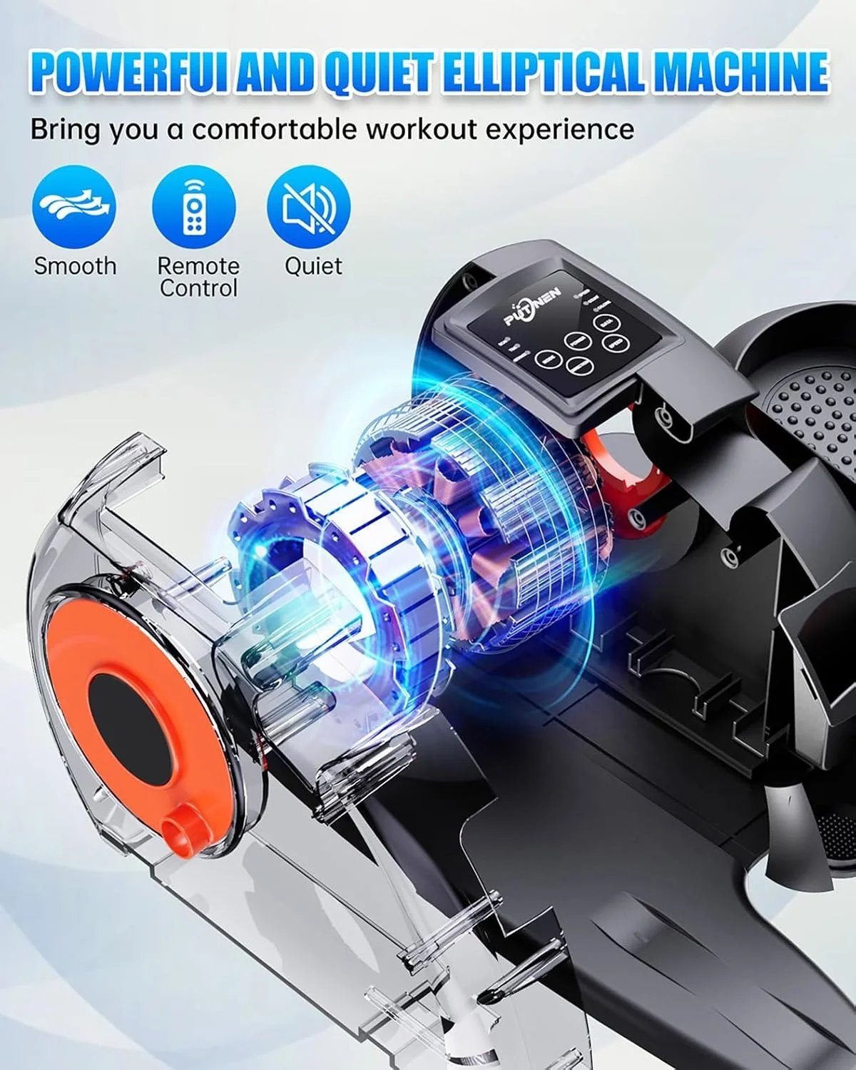 Under Desk Elliptical Machine, Electric Leg Exerciser