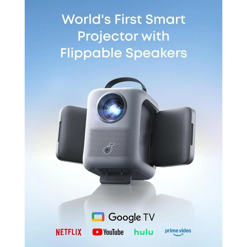 Anker Nebula P1i Proyector portátil 1080P FHD con WiFi, Bluetooth, enfoque automático, diseño abatible y altavoz integrado