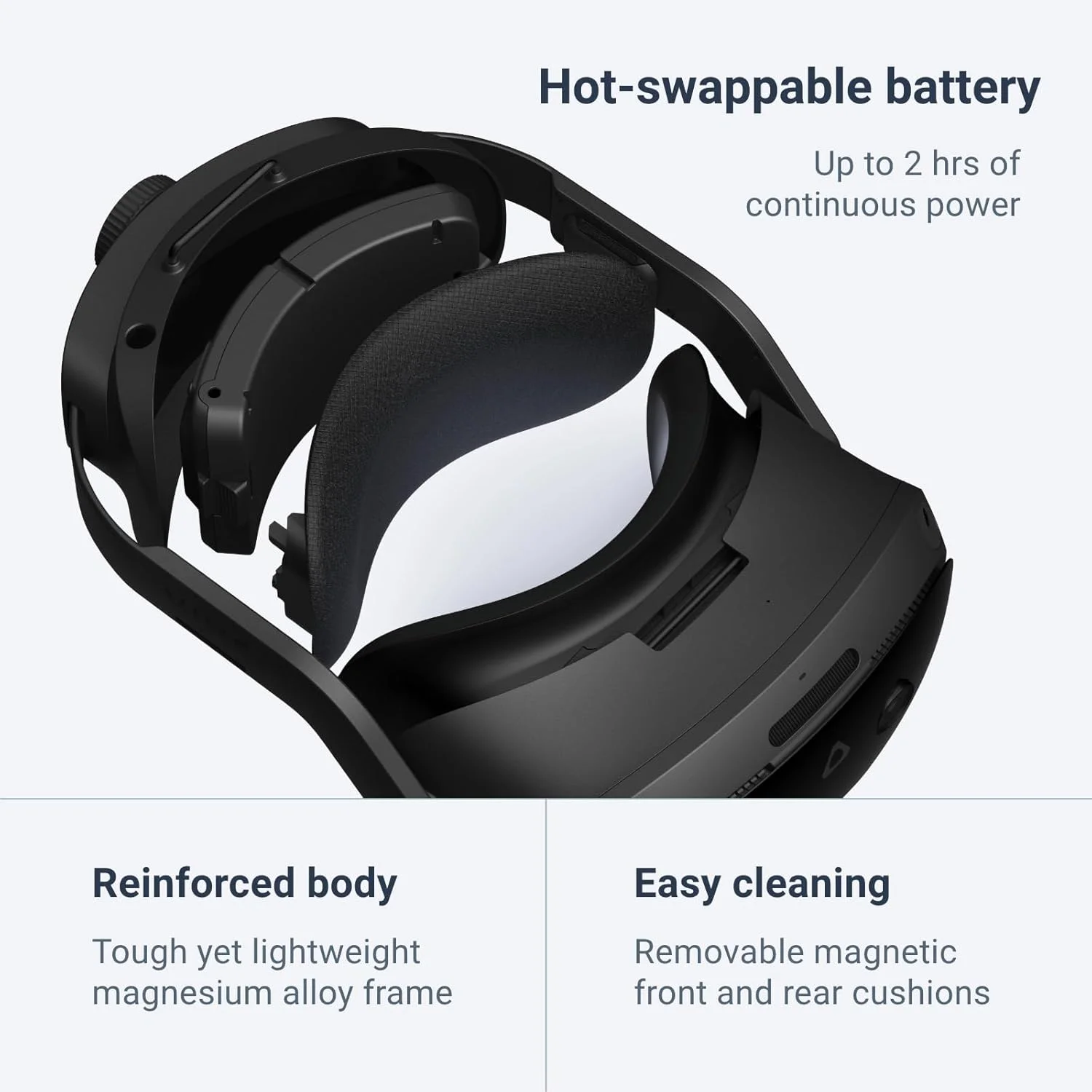 HTC Vive Focus Vision - Visor de Realidad Mixta y PC VR (con controles)
