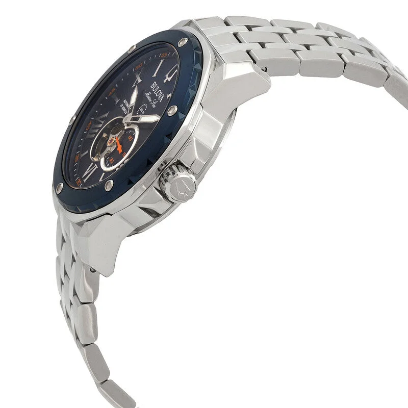 Reloj Bulova Marine Star Automático - Esfera Azul 45mm (98A302)