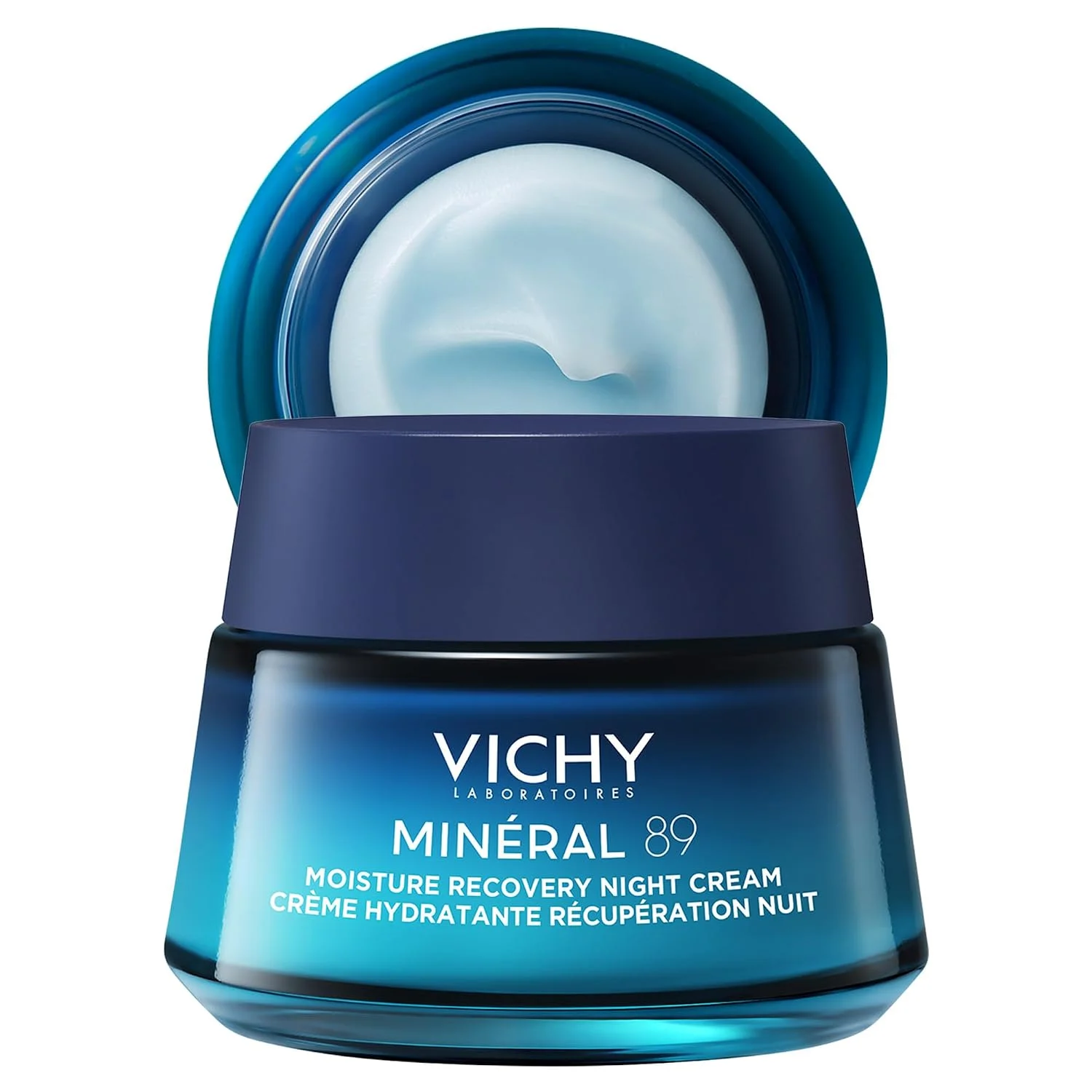 Crema de noche Vichy Minéral 89 Moisture Recovery, 50 ml