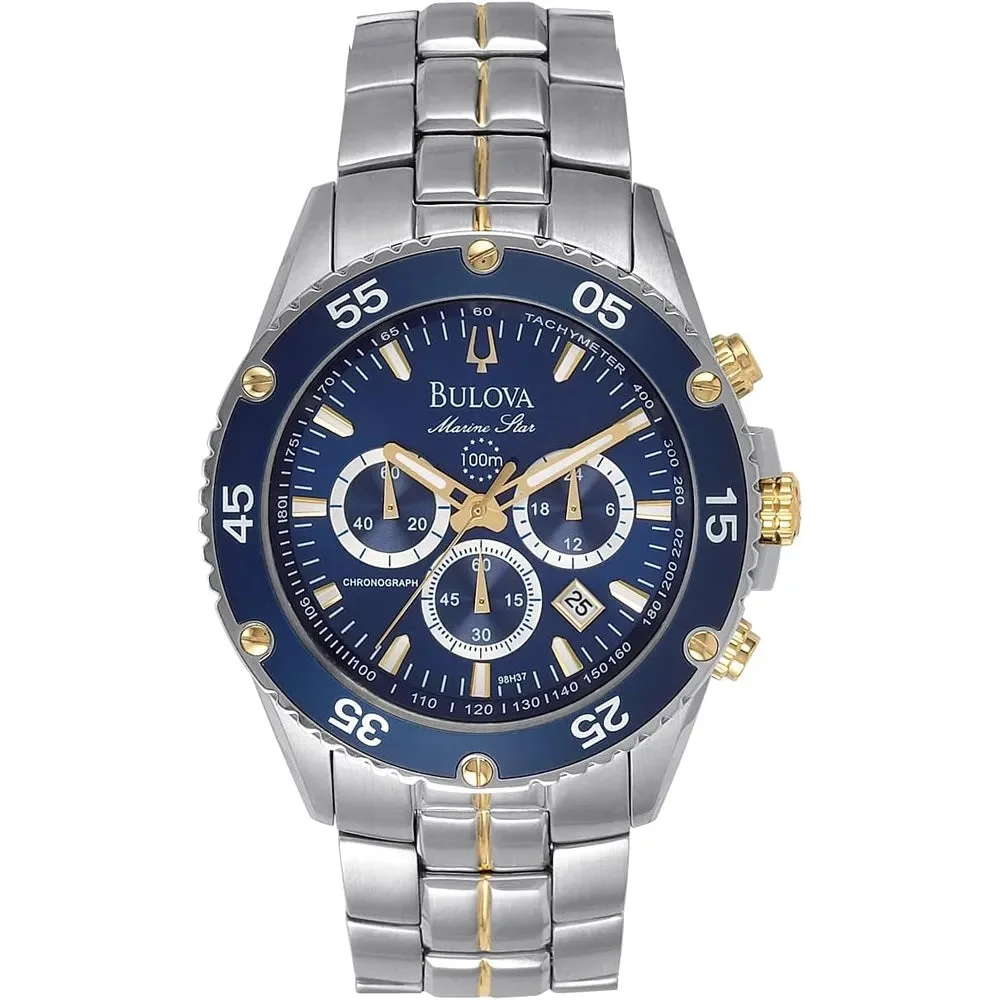 Bulova 98B400 Marine Star Cronógrafo - Esfera Azul 41.5mm