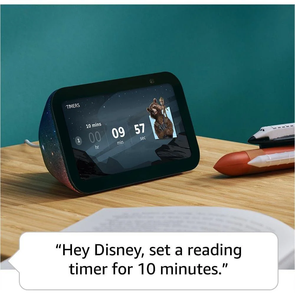 Echo Show 5 Kids, nueva generación con diseño para niños, integración Alexa, control parental y un año de Amazon Kids+