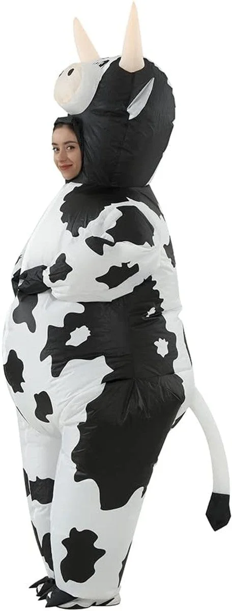 RHYTHMARTS – Disfraz Inflable de Vaca para Adultos