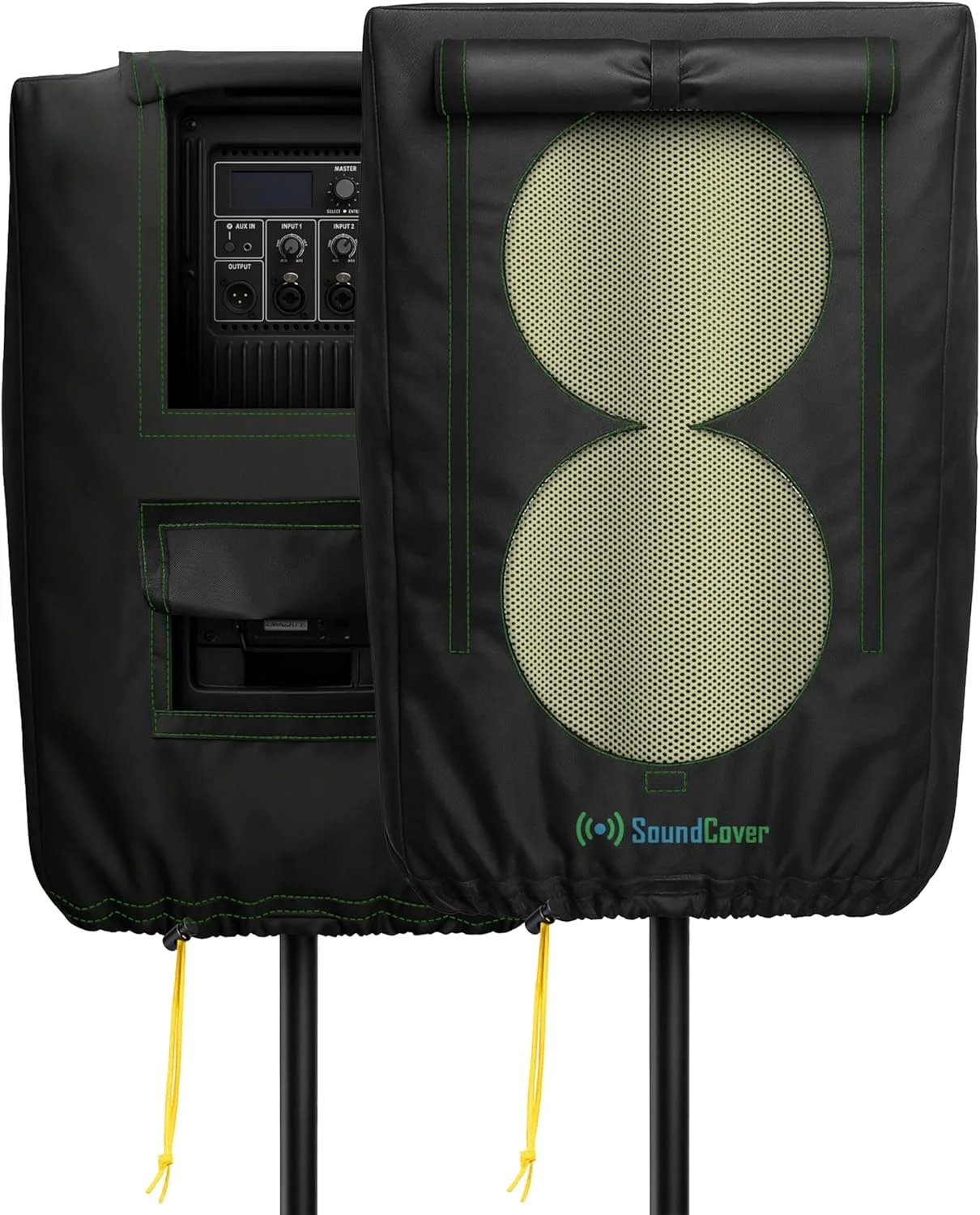 Funda protectora para parlante PA/DJ de 8 pulgadas 600D con SoundFlap