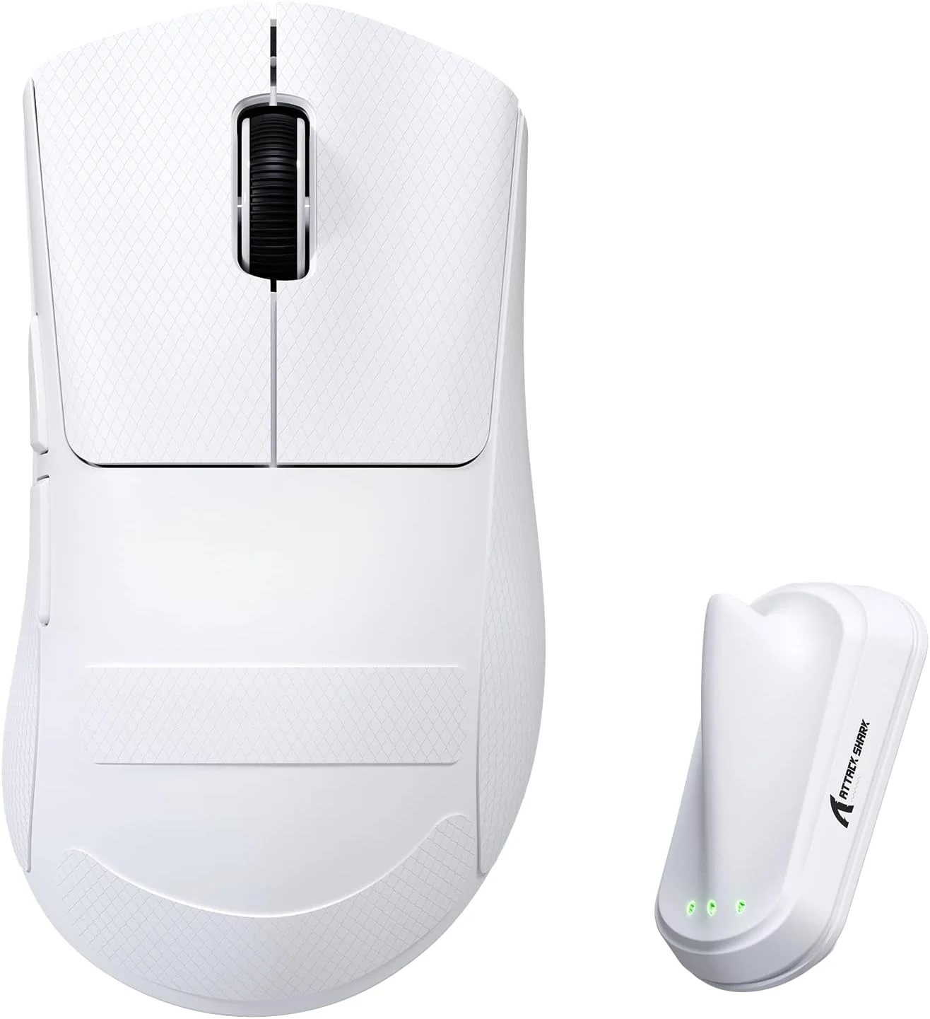 Mouse gamer ATTACK SHARK V8 8K inalámbrico 42000 DPI blanco