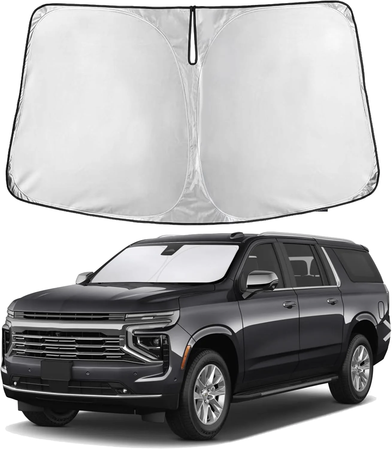 Parasol para parabrisas EcoNour compatible con Chevrolet Suburban 2021-2025