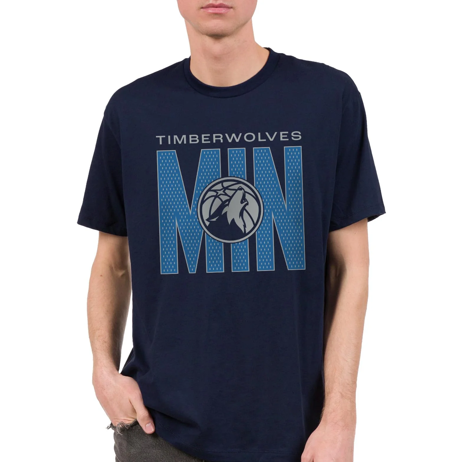 Polera Junk Food NBA City Mesh Adulto Manga Corta