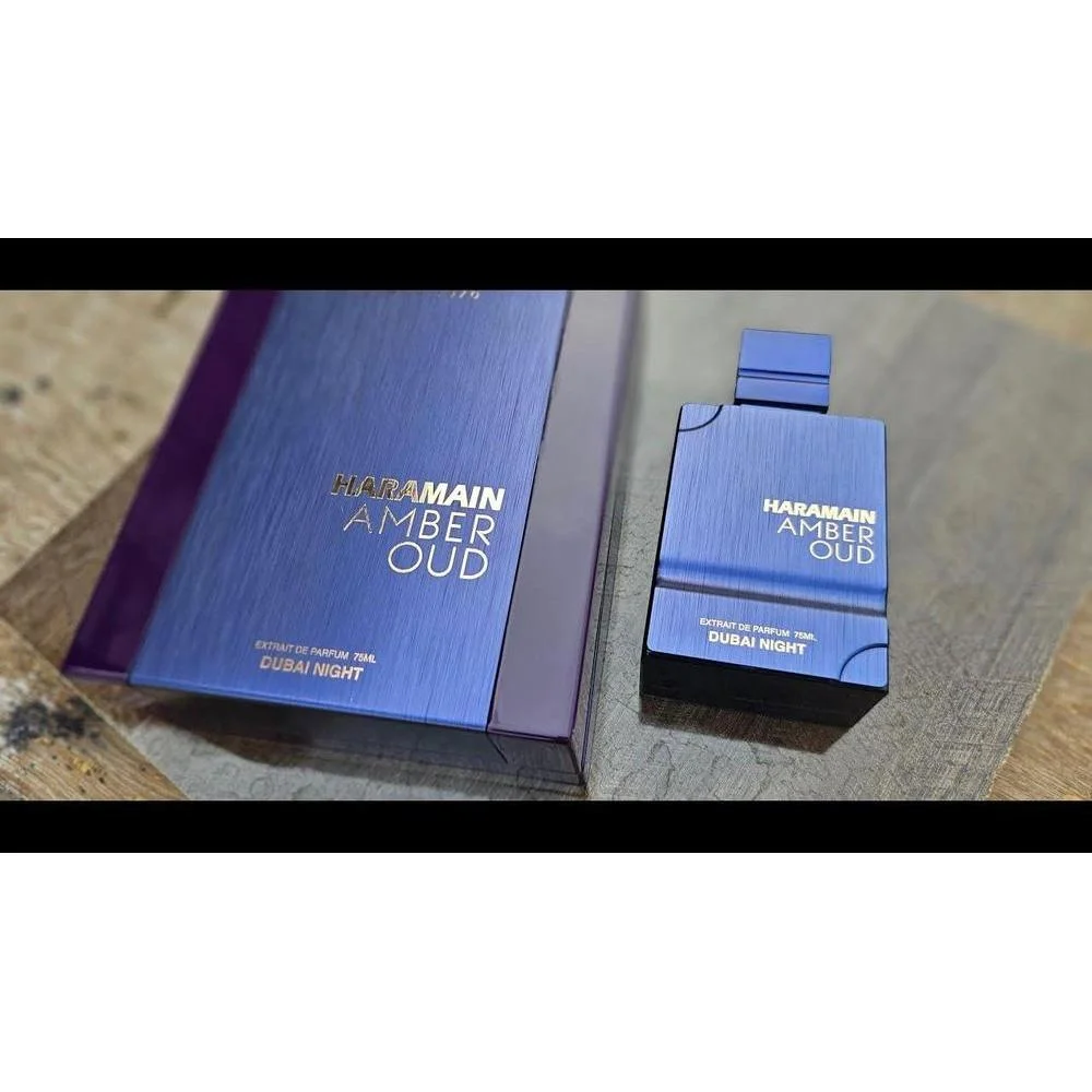 Al Haramain Amber Oud - Dubai Night, colonia unisex con bergamota y frijol tonka, perfume de larga duración