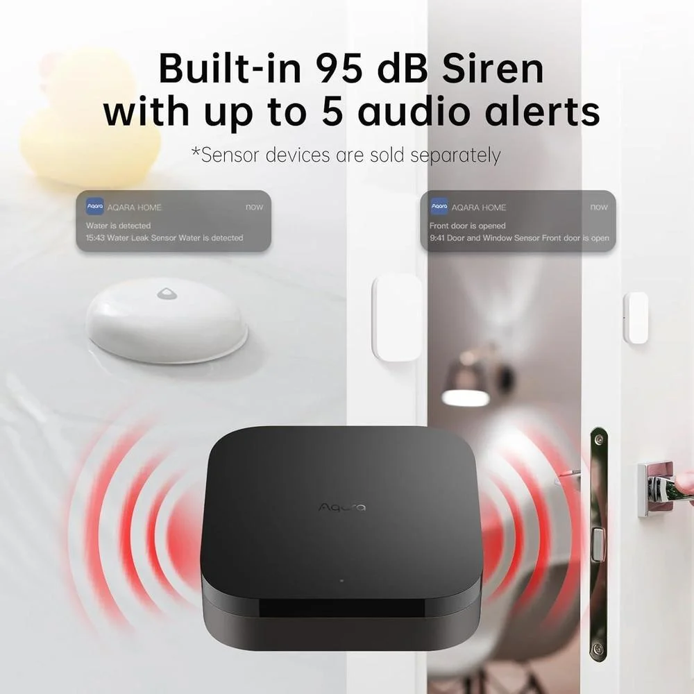 Aqara Smart Home Hub M3 para automatización avanzada, compatible con Alexa, Apple HomeKit, SmartThings y más tecnologías modernas