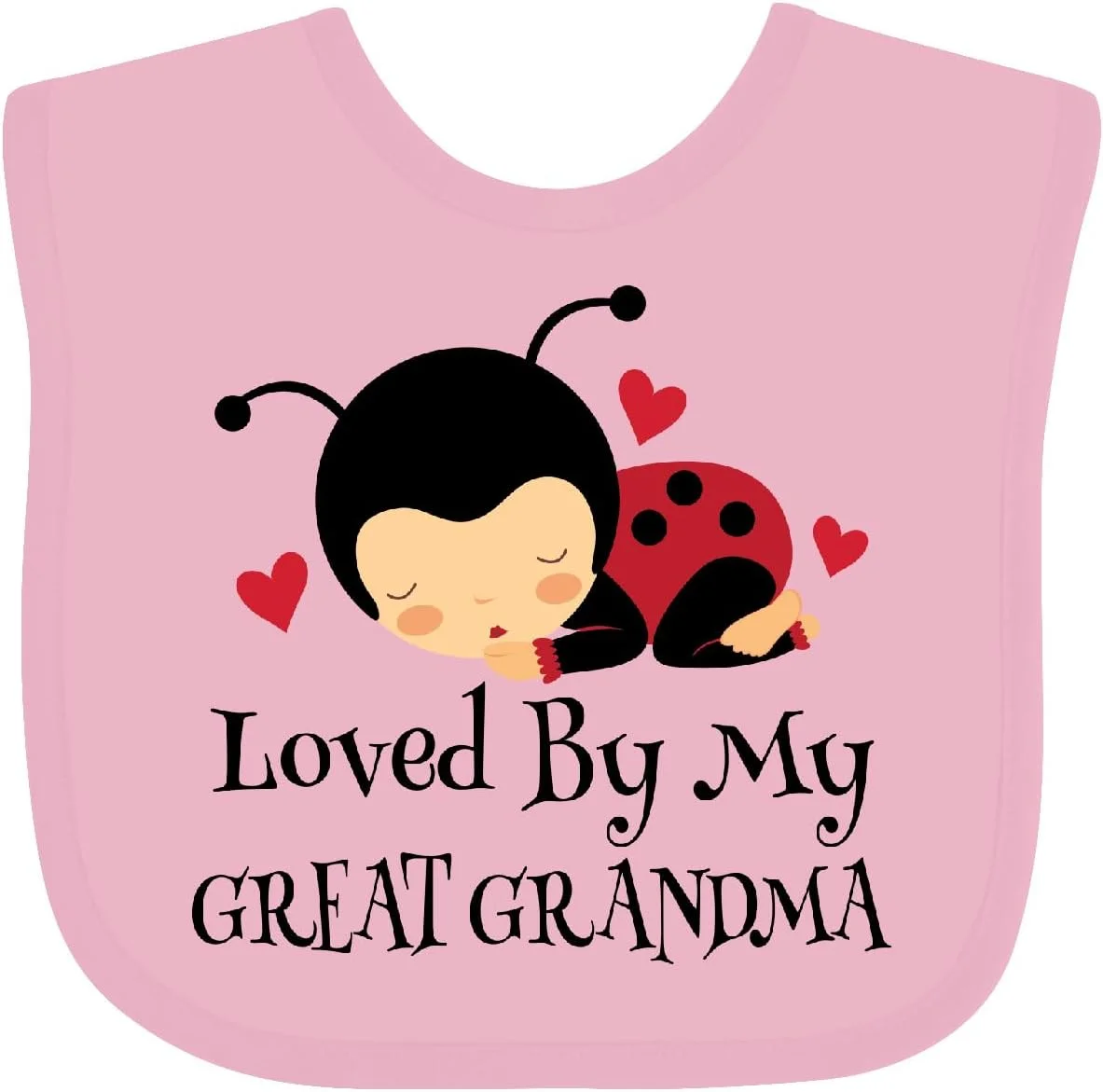 Babero infantil Inktastic Loved By My Great Grandma
