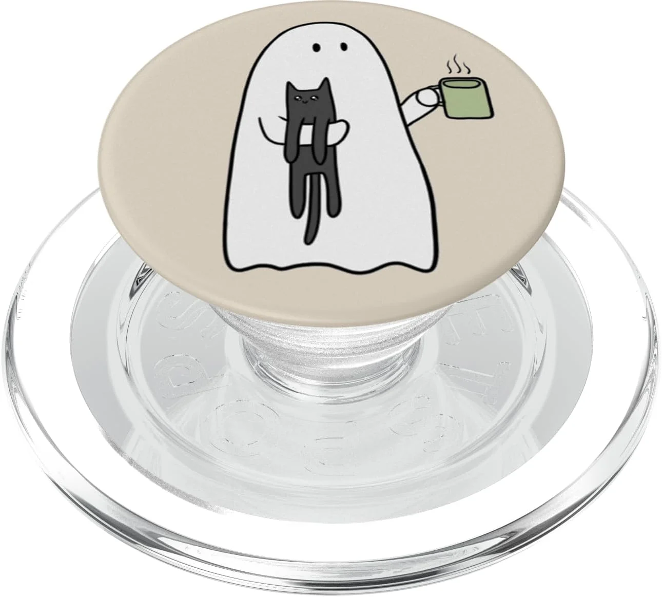 Soporte PopSocket MagSafe Fantasma con Gato para Celular