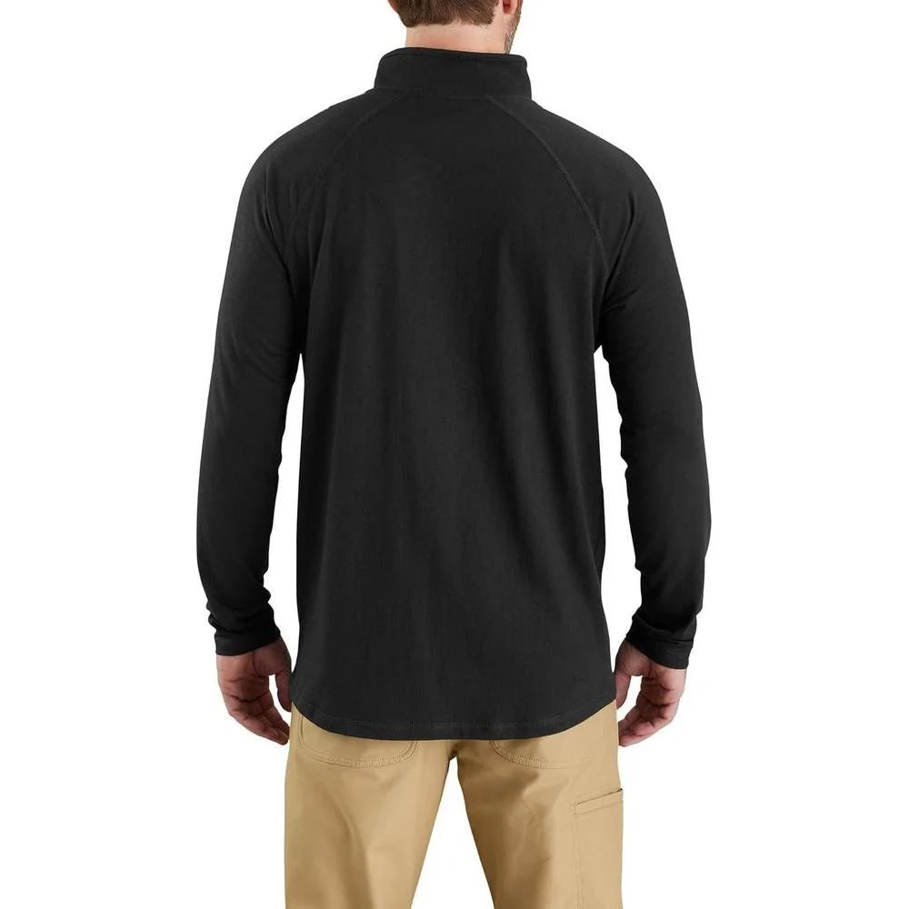 Camiseta Carhartt para hombre con tecnología Force, ajuste relajado, cremalleras y bolsillo, secado rápido y protección UPF 25+