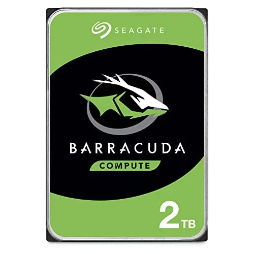 Disco duro interno Seagate BarraCuda 2TB 3.5 pulgadas SATA 7200 RPM