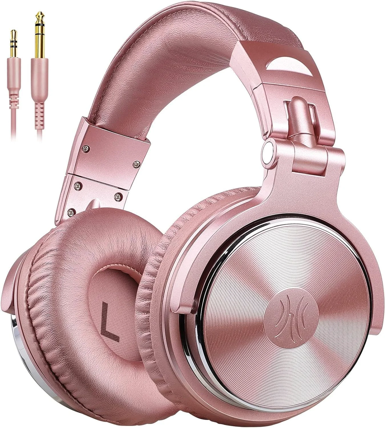 Audífonos OneOdio Pro-10 Over-Ear DJ con cable intercambiable rosa