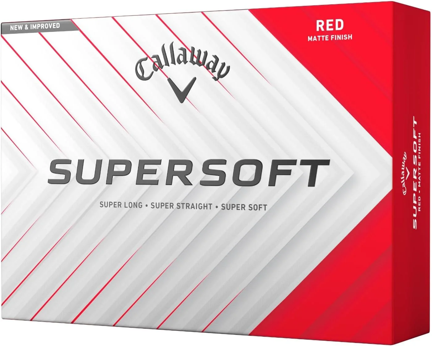 Callaway Golf Supersoft Golf Balls (2025, Red)