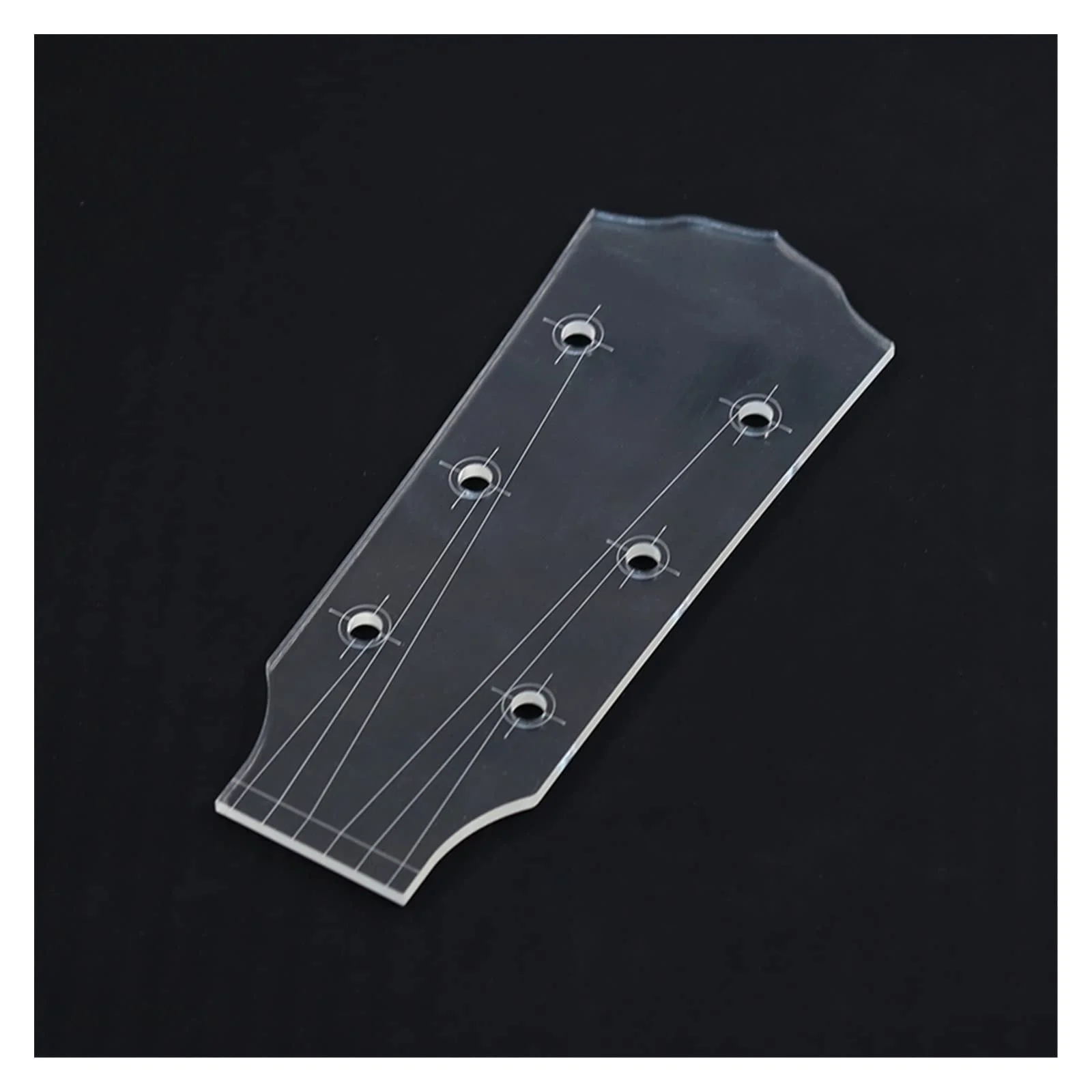 Plantilla de cabeza de guitarra Cobyda transparente para guitarra eléctrica, acústica y ukelele