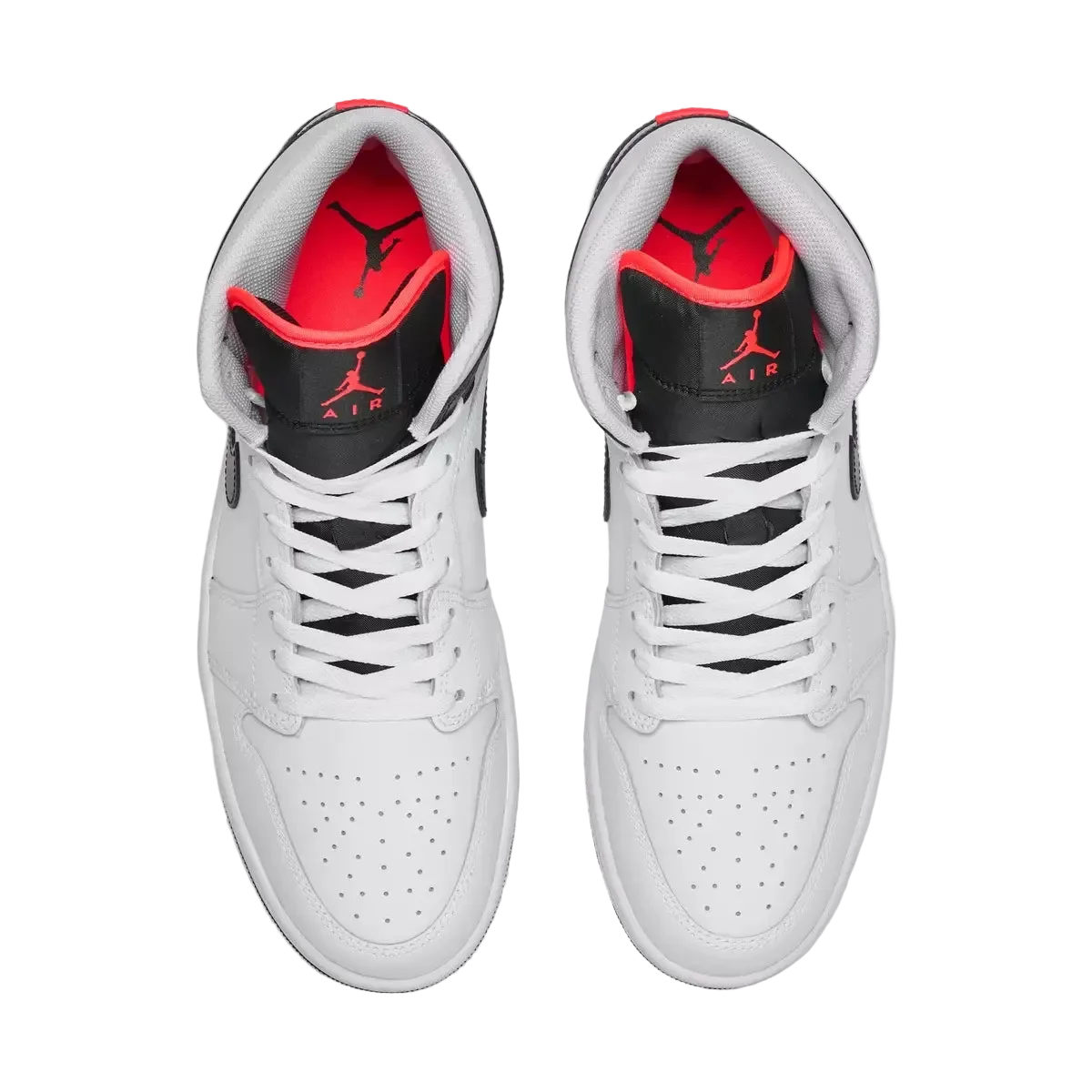 Air Jordan Retro 1 Mid Casual Shoes Men's Summit White
