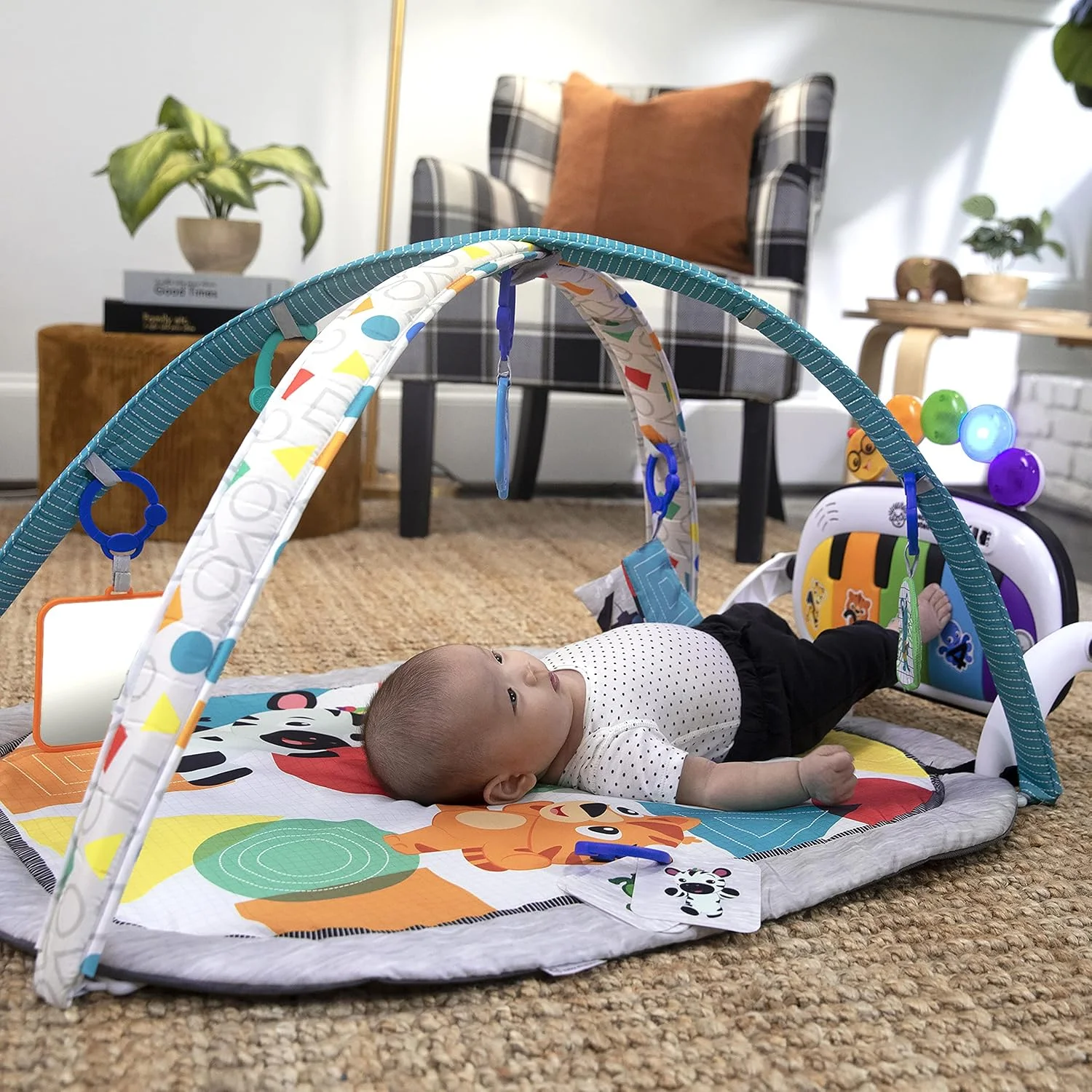 Baby Einstein Kickin Tunes Gimnasio de Actividades y Piano 4 en 1