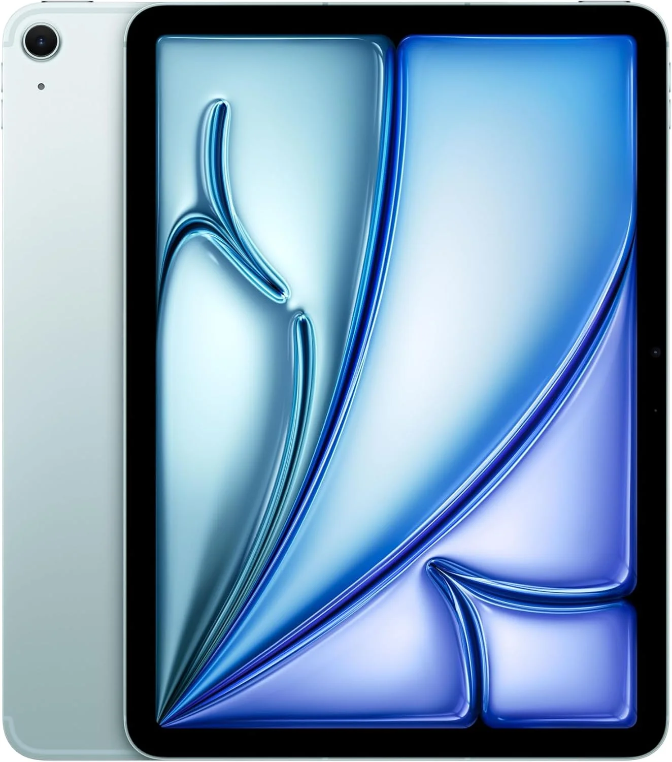 Apple iPad Air 11-inch (M4): Liquid Retina Display, 256GB, 12MP Front/Back Camera, Wi-Fi 7 with Apple N1 + 5G Cellular, Touch ID, All-Day Battery Life — Blue