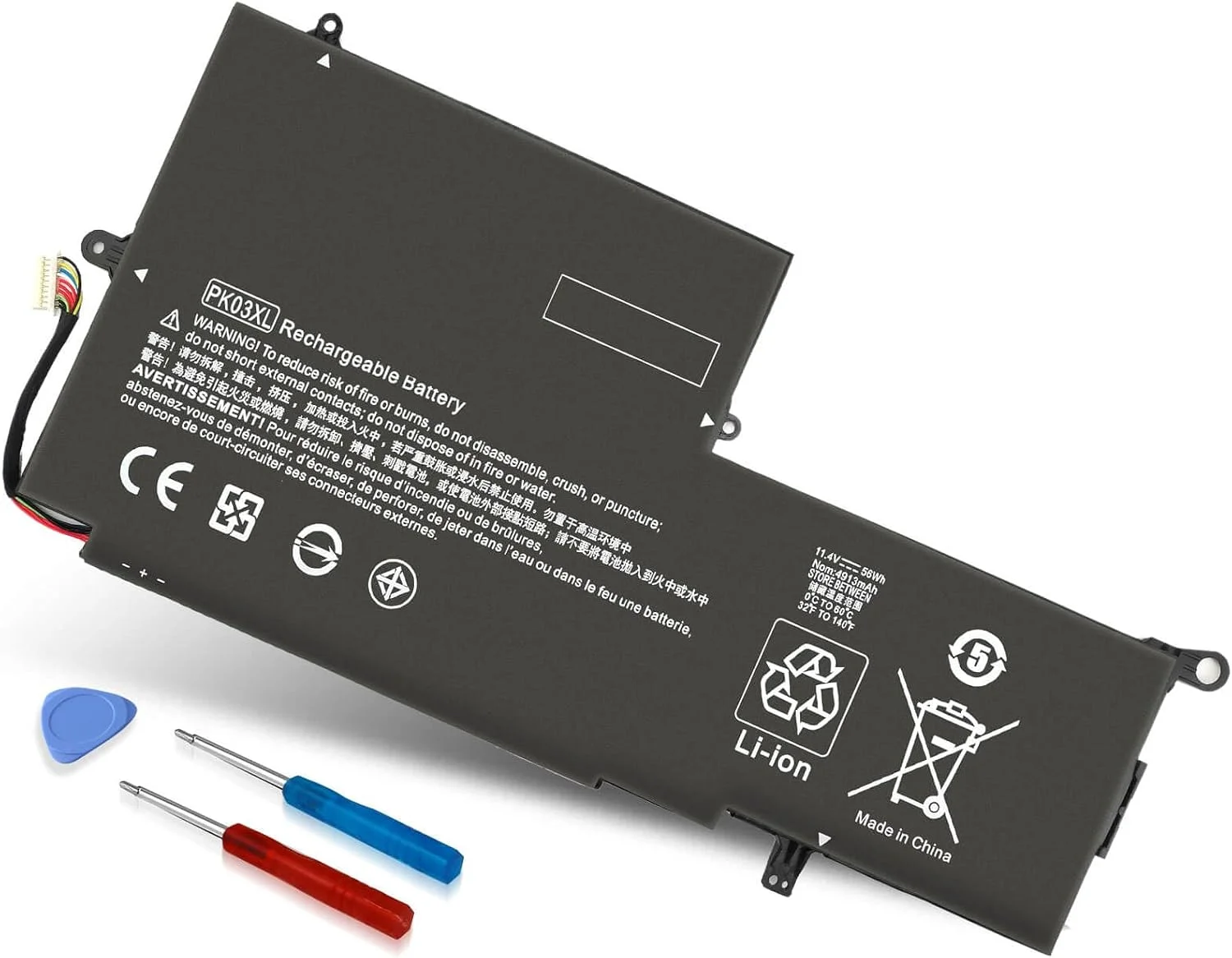 Batería PK03XL 56Wh para HP Spectre X360 13-4000 series