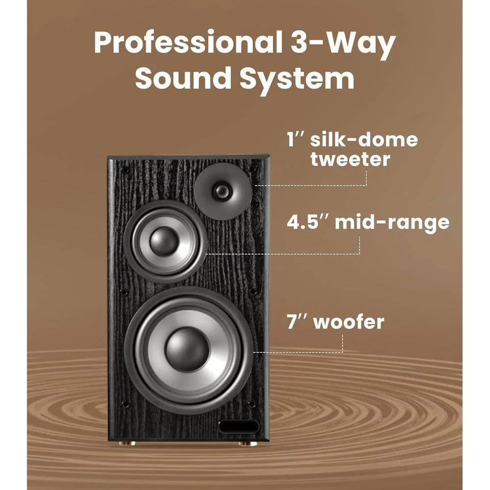 Altavoces Edifier R2750DB MKII de 3 vías con Bluetooth 6.0, HDMI y alta resolución para audio en el hogar
