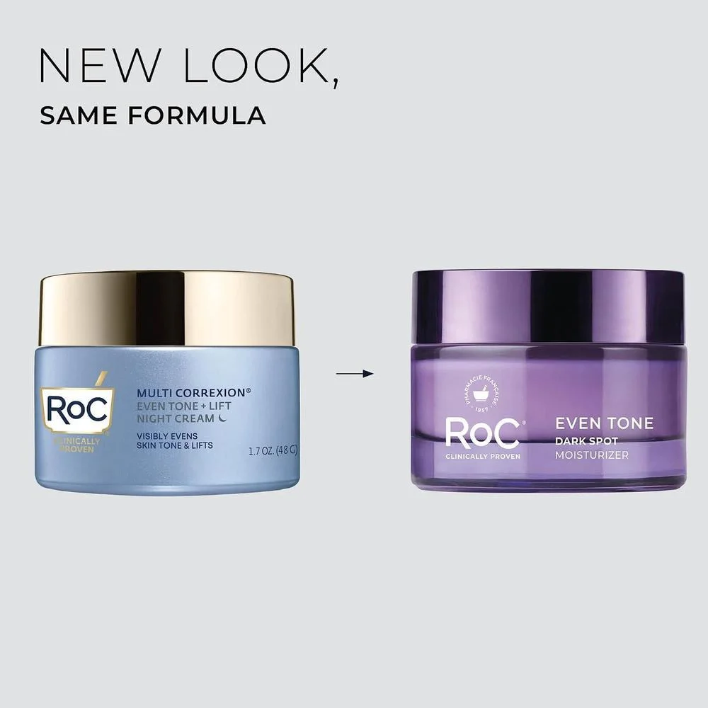 Roc Crema Nocturna Antienvejecimiento Con Niacinamida Para Cara 1.7oz