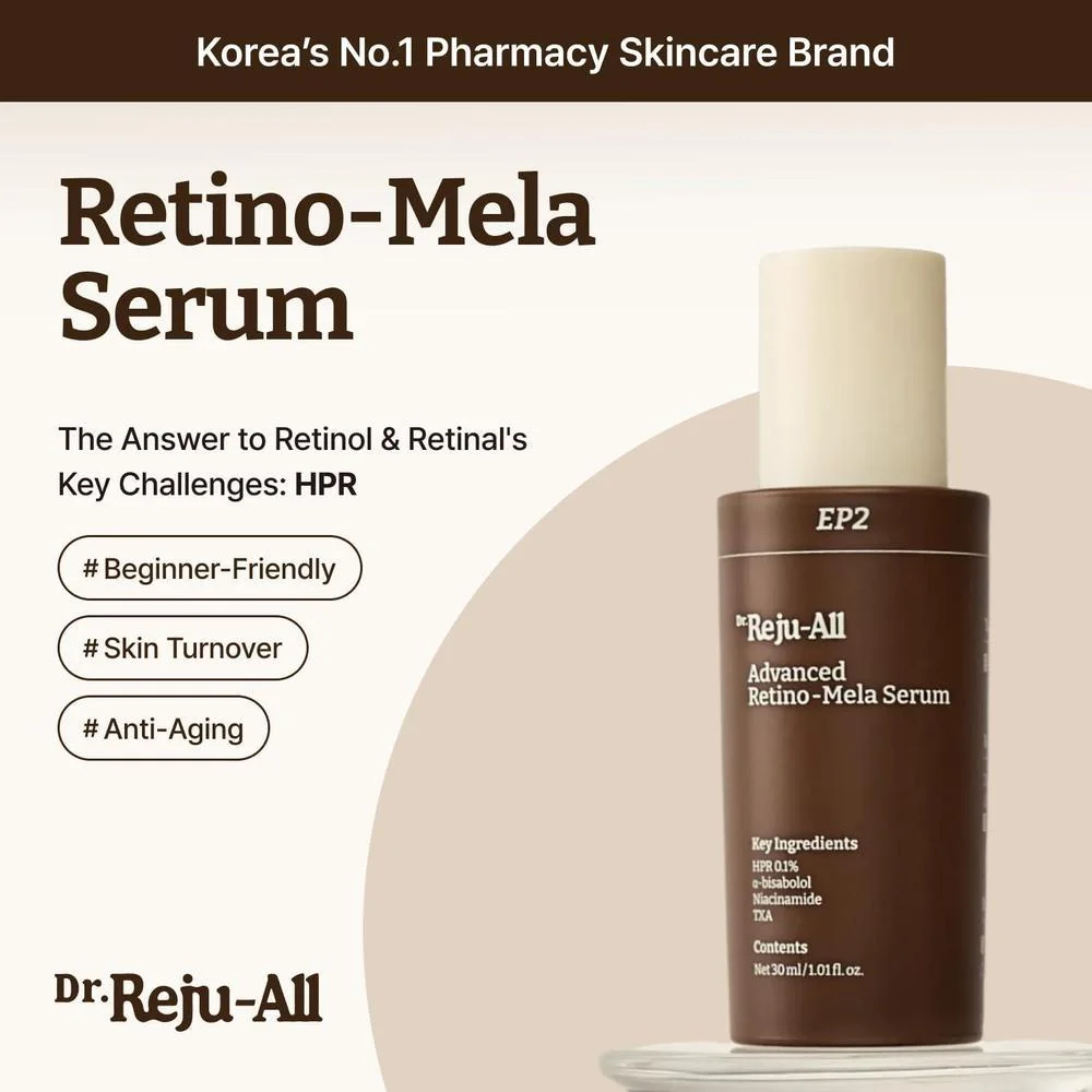 Dr.Reju-All Set De Cuidado De La Piel Con Suero Retino-Mela, Crema PDRN Y Barrera LC-Ceramide