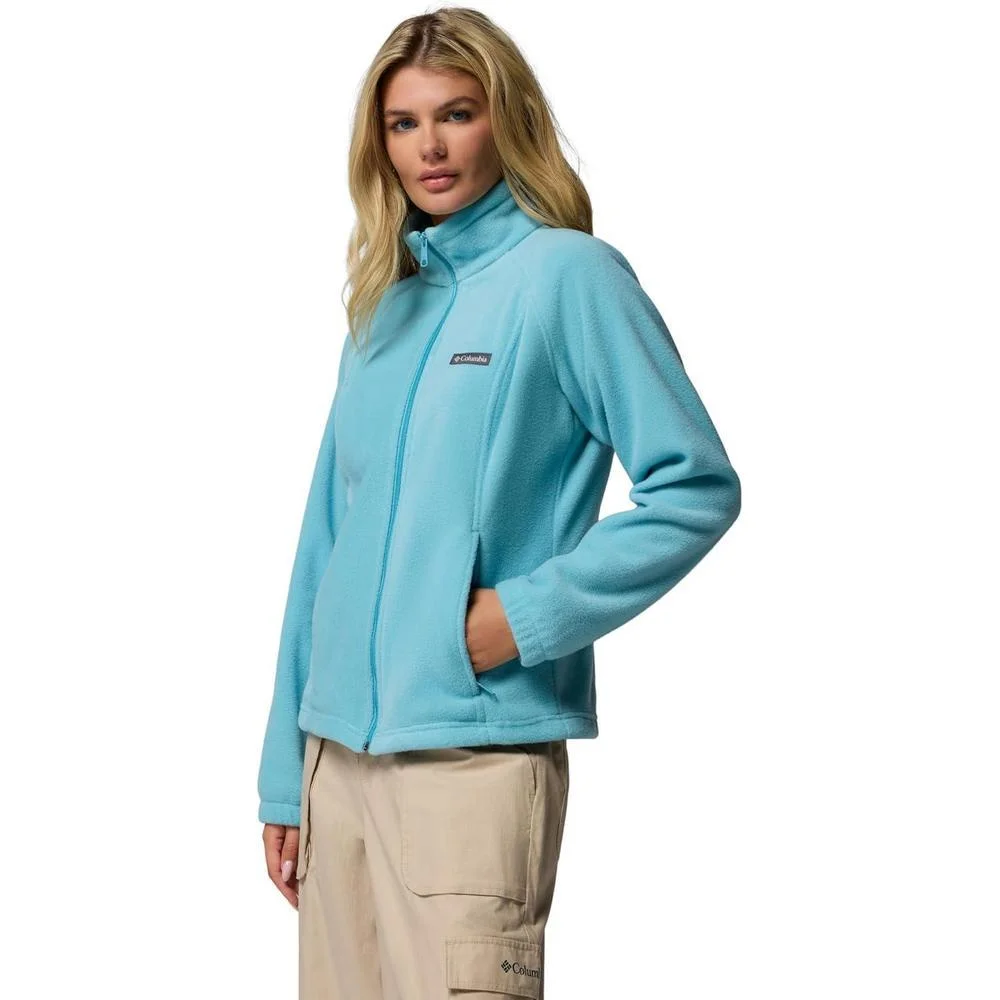 Casaca de cremallera completa Columbia Benton Springs para mujer, tejido polar para máxima calidez, ajuste clásico y moderna