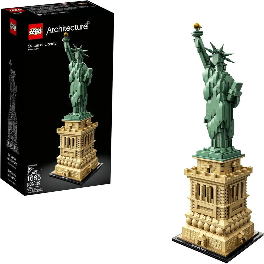 LEGO Architecture 21042 Set de Construcción Estatua de la Libertad - Recuerdo Coleccionable de Nueva York para Decoración Hogareña