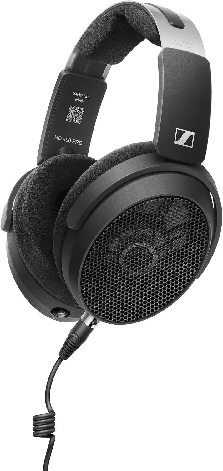 Audífonos Sennheiser HD 490 PRO Over-Ear profesionales de espalda abierta