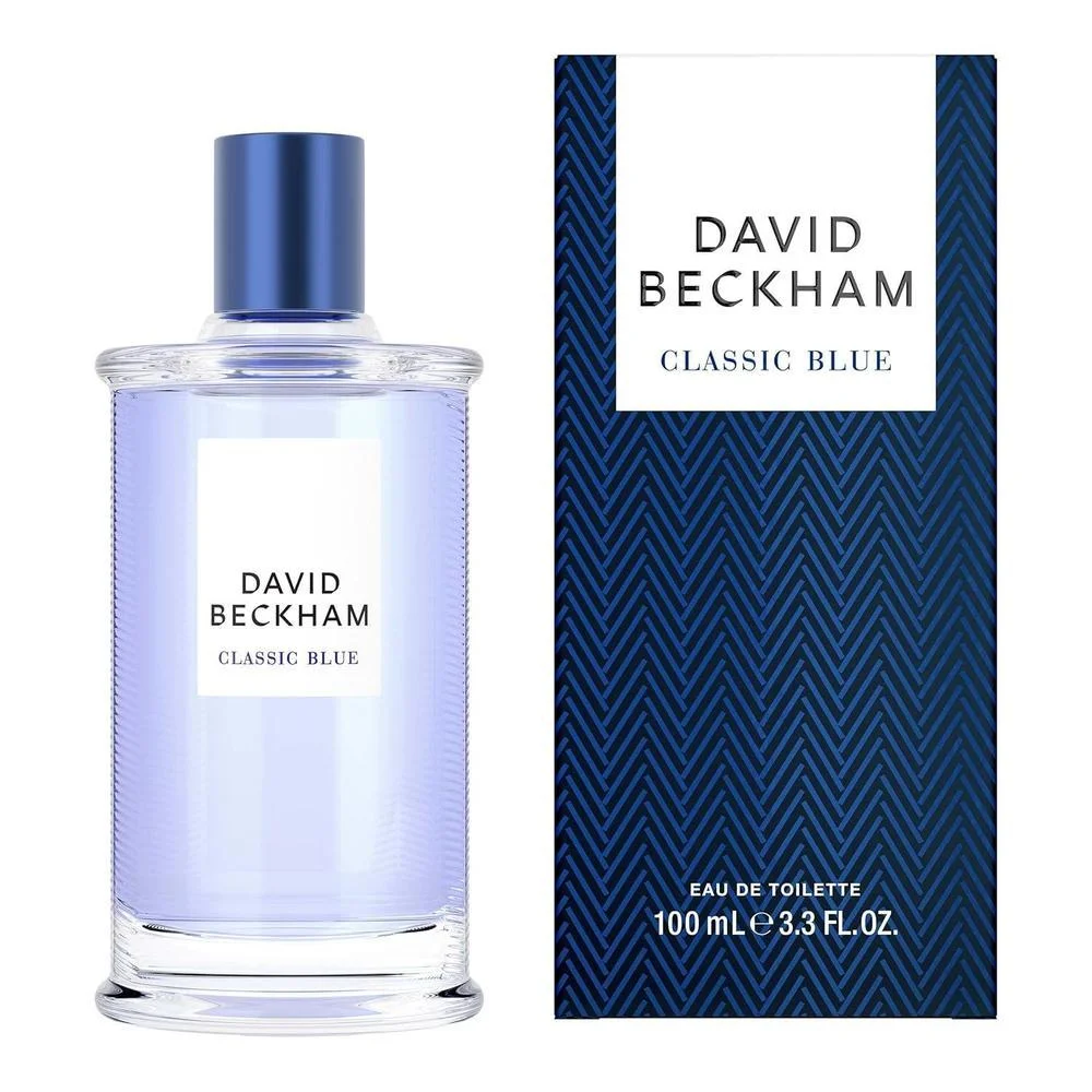 Classic Blue de David Beckham para hombre, eau de toilette con fragancia vibrante de notas cítricas y amaderadas