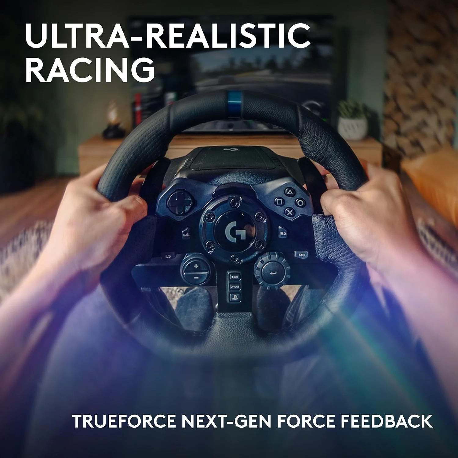 Logitech G923 TrueForce - Volante y pedales (PS5/PS4/PC)