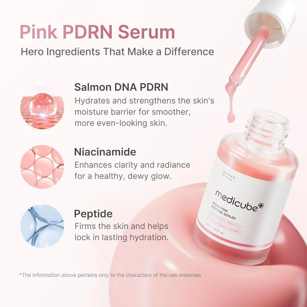 Suero Pdrn De Salmon Niacinamida Mejora Tono Elasticidad Y Brillo En La Piel Coreano 30ml