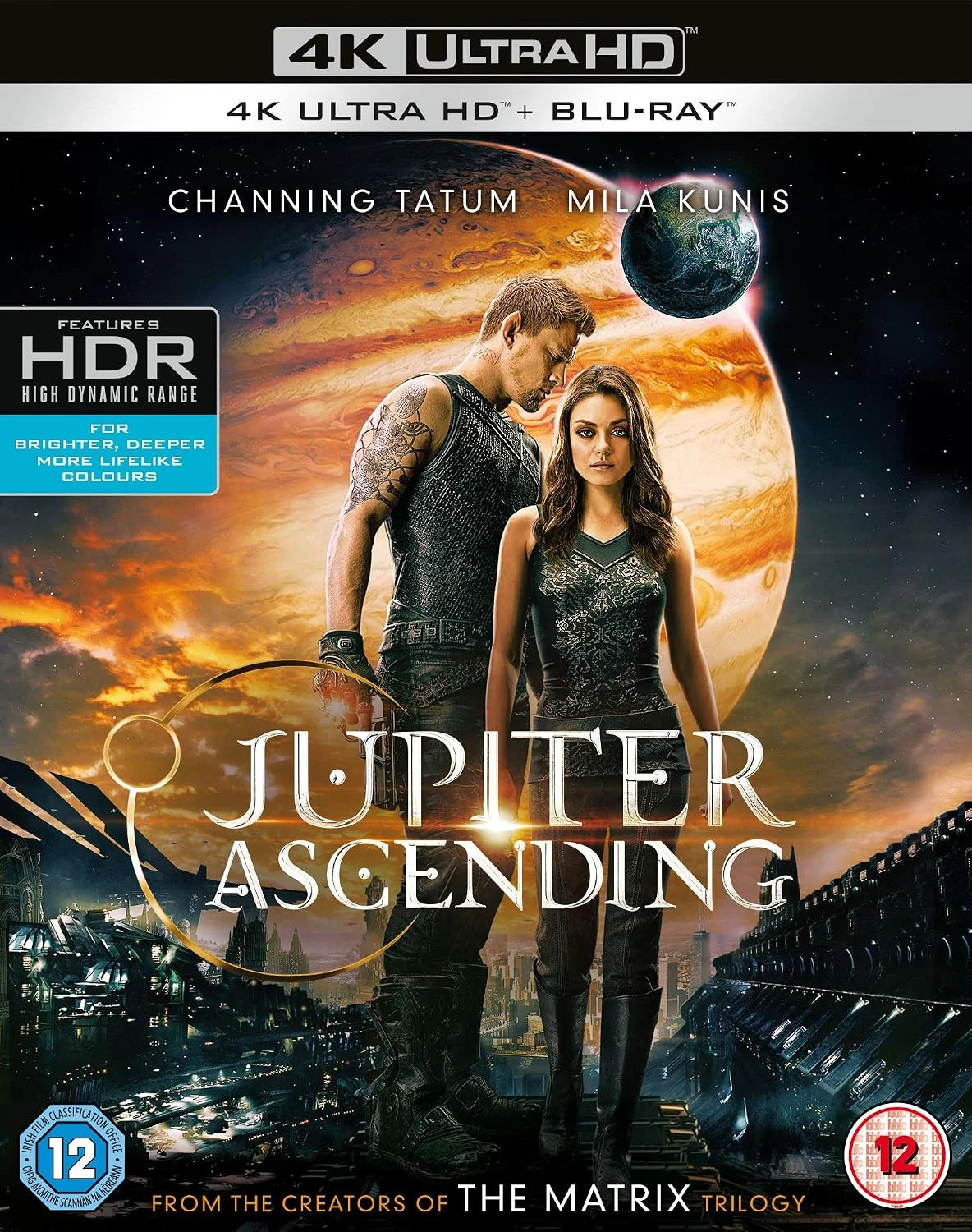 DVD Blu-ray 4K Ultra HD Jupiter Ascending con descarga digital