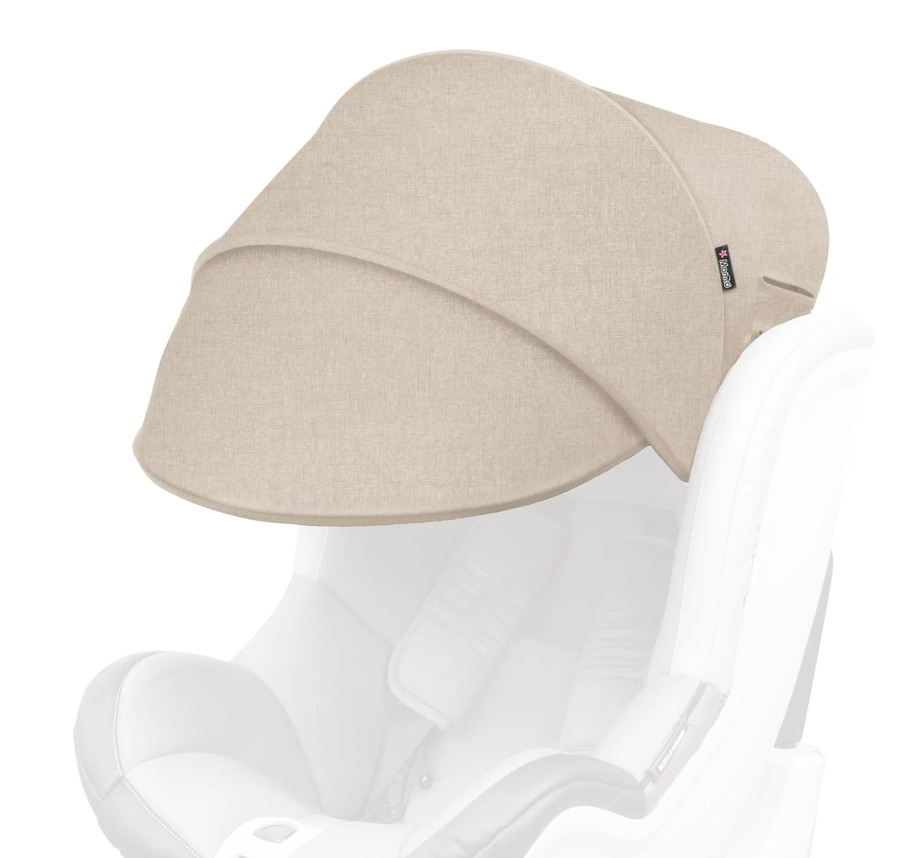 Cubre coche Manito Sun Shade Extender para asiento de auto beige